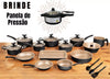 Conjunto Panelas 17 Pc Antiaderente Brinde Panela Pressão - Image 1