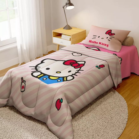 Edredom Infantil Solteiro Hello Kitty - Image 1