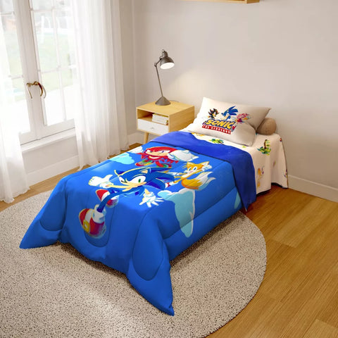 Edredom Infantil Solteiro Sonic - Image 1