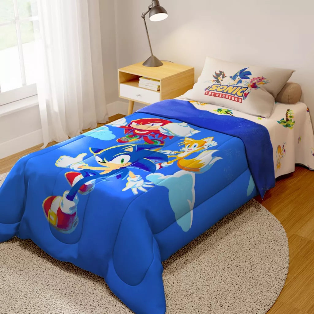 Edredom Infantil Solteiro Sonic - Image 2