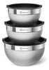Conjunto Bowls Tigelas Inox Com Tampa Plástica - Electrolux - Image 1
