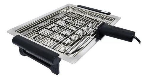 Imagem 4 de 5 de Churrasqueira Elétrica Portátil Grelha Removível Bandeja Coletora Cotherm Giulietta Grill 1250W 110V